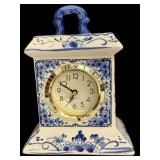 Blue & White Clock
