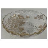 Cambridge Glass Caprice Pattern 10 1/2" Crimped