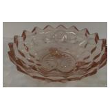 Vintage Pink Depression Candy Bowl