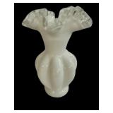 6 ï¿½ Fenton Silver Crest Vase