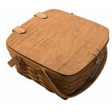 Longaberger Lined Pie Carrier wï¿½ Shelf