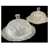 (2) Butter Dishes