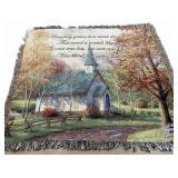 Amazing  Grace Throw, Crock (Cracked) Old