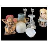Ben Franklin Statue, Candle Holders & More
