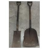 (2)PCS Spade Shovel And A Coal Shovel