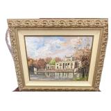 Framed Oil on Canvas Palace