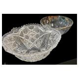 (2) Lg Crystal Bowls-Ready for Watermelon