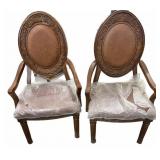 Pair Arm Chairs (see 2nd Photo)