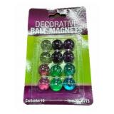 (72) Decorative BALL MAGNETS (Post Grandbabies