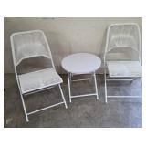 Outdoor Chairs and Table