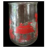 1950s POKEE COOKIE JAR RED CIRCUS  DESIGN