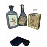 (3) Jim Beam Decanters