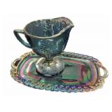 Carnival Tray & Creamer
