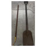 (2)PCS Shovel And Garden Hoe