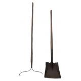 (2)PCS Shovel And Garden Rake
