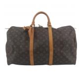 Louis Vuitton Monogram Keepall 50 Boston Bag