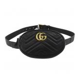 Gucci Marmont Pouch Leather Black