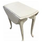 White Drop Leaf Table