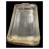 (4) Pyrex Glass Baking Pans