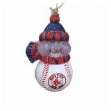 24 All Star Acrylic Light Up Snowmen Ornaments