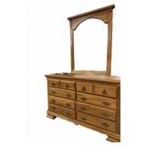 Oak Dresser & Night Stand