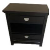 Two Drawers Nightstand