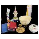 Easter Decor, Powder Box, Brass C Hld