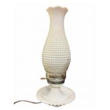 Milk Glass Hobnail Lamp