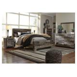 King Derekson 5-Piece Rustic  Bedroom Group