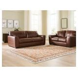 Ashley Brogliano Leather  Sofa and Loveseat