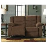 Tulen Chocolate Reclining Love Seat