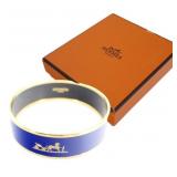 Hermes Enamel Caleche Bracelet