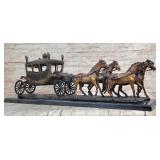 XL 42" Limited Edition Bronze Stage Coach