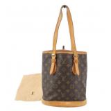 Louis Vuitton Monogram Bucket PM Tote Bag