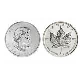 1oz - .9995 Platinum Maple Leaf Coin