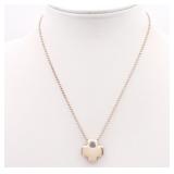 Tiffany & Co. Roman Cross Ball Chain Necklace