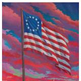 Give Me Liberty - 14" x 14"  Canvas by Zac Kinkade