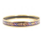 Hermes Enamel Bangle Bracelet