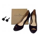 Cole Haan Suede & Patent Leather High Heels Size 5