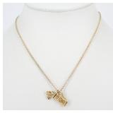 Givenchy Golf Bag Gold Necklace