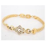 Givenchy Rhinestone Bracelet