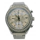 Omega Speedmaster 31513 Silver Dial w/Diamonds
