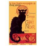 Tournï¿½e du Chat Noir LE Art Print by Steinlen