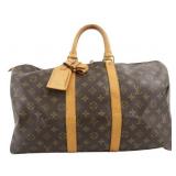 Louis Vuitton Monogram Keepall Boston Bag