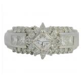 Platinum 1.02 ct Natural Diamond Ring
