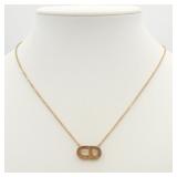 Christian Dior CD Logo Necklace