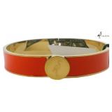 Talidara Wide Orange Cuff Bracelet