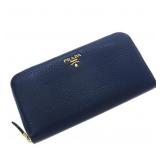 Prada Round Zippy Long Wallet