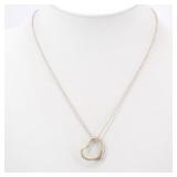 Tiffany & Co. Open Heart Necklace