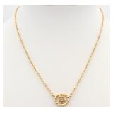 Christian Dior Gold Necklace